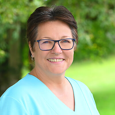 Frau Michels als Büstenportrait